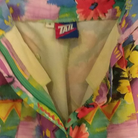 Tail Tropical Print Lined Golf Shorts Women's Sz 8 - Picture 2 of 4